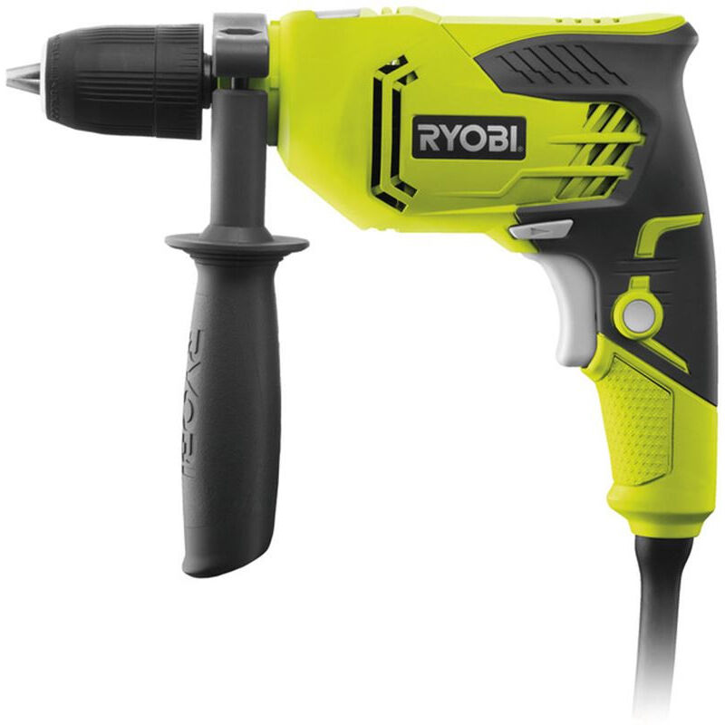 RYOBI Soldes Ryobi - Perceuse à percussion 500W 13mm - RPD500-G