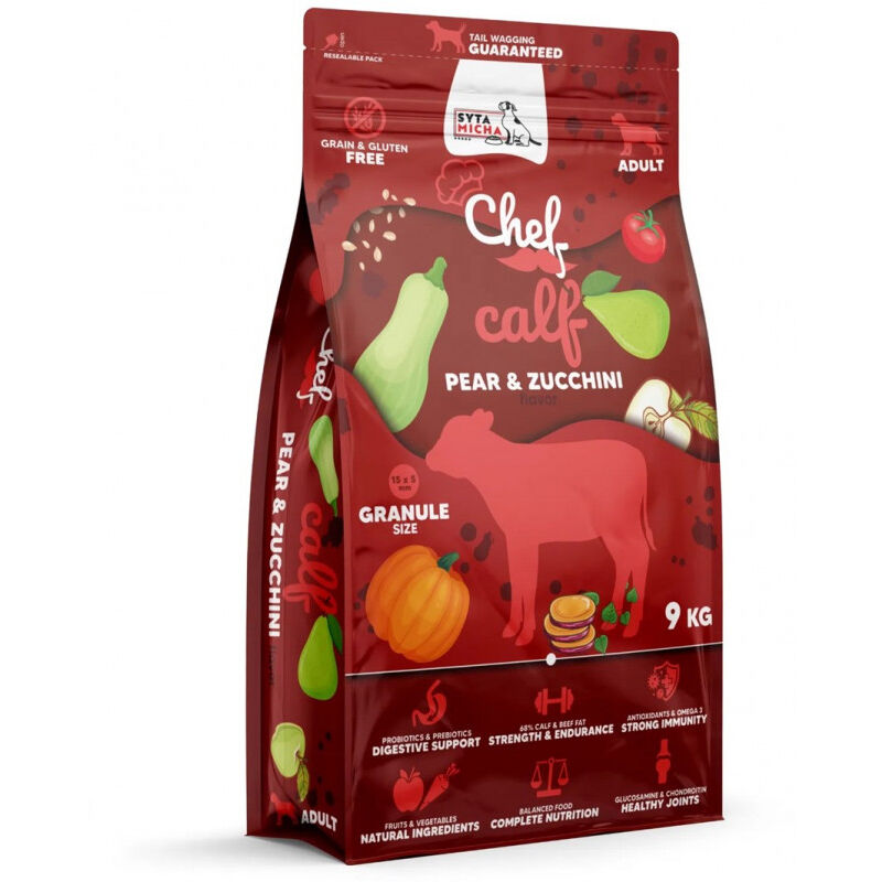 UNKNOWN SYTA MICHA Croquettes Chef Boeuf Courgettes Poire 9 kg (5905108734770)