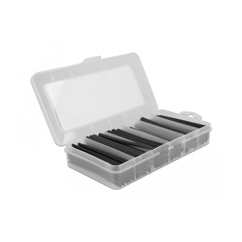 DeLOCK Delock Boîte d'assortiment de Gaines thermorétractables à Double paroi avec Colle intérieure (20734)