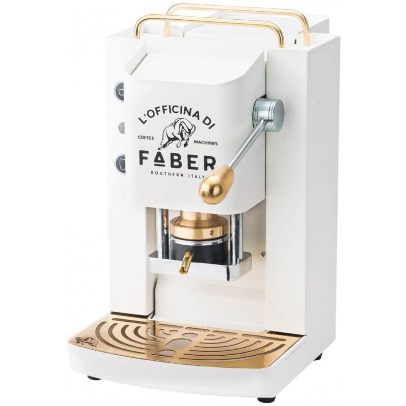 UNKNOWN Faber Pro Deluxe Macchina da Caffè Cialde 44mm Turquoise Ottone (PROWHITEBASOTTELE)