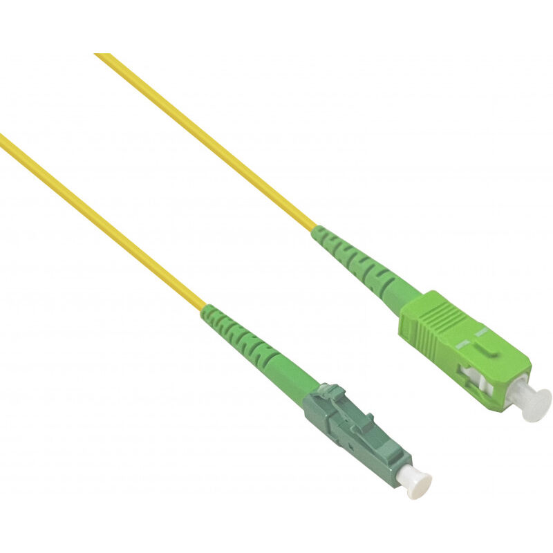 helos LWL Simplex Câble patch SC/APC-LC/APC G657 9/125µm OS2, 0,5m (372013)