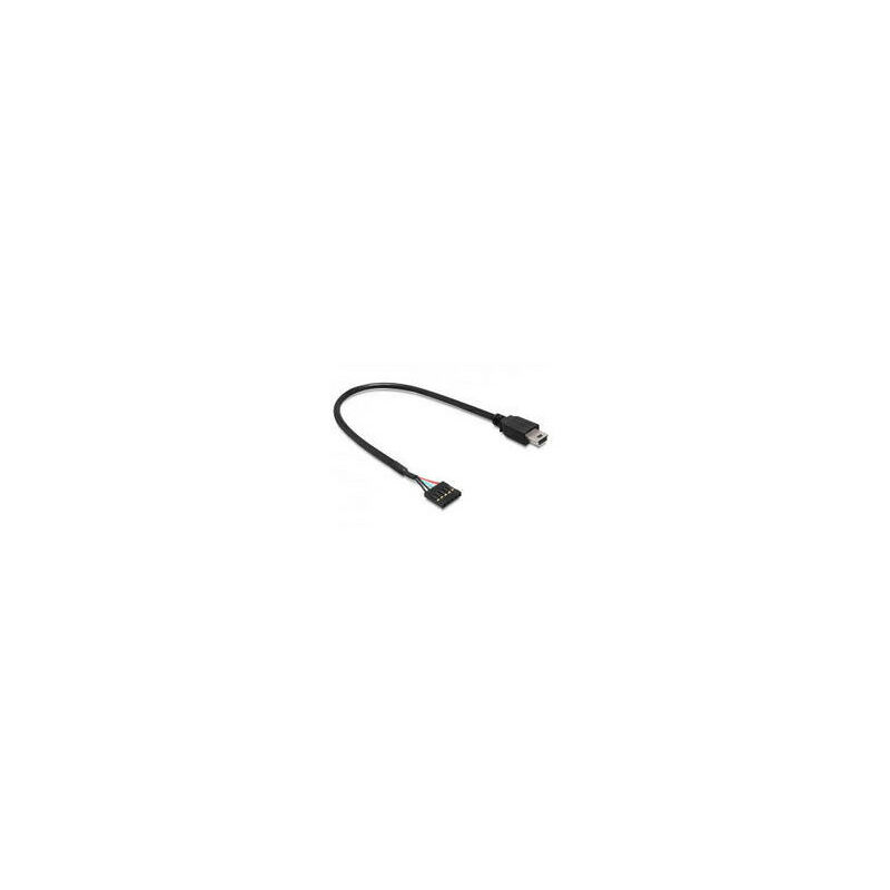 DeLOCK Câble USB 2.0, pin header female 5 pin  USB 2.0 Type Mini-B male, 30 cm (83170)