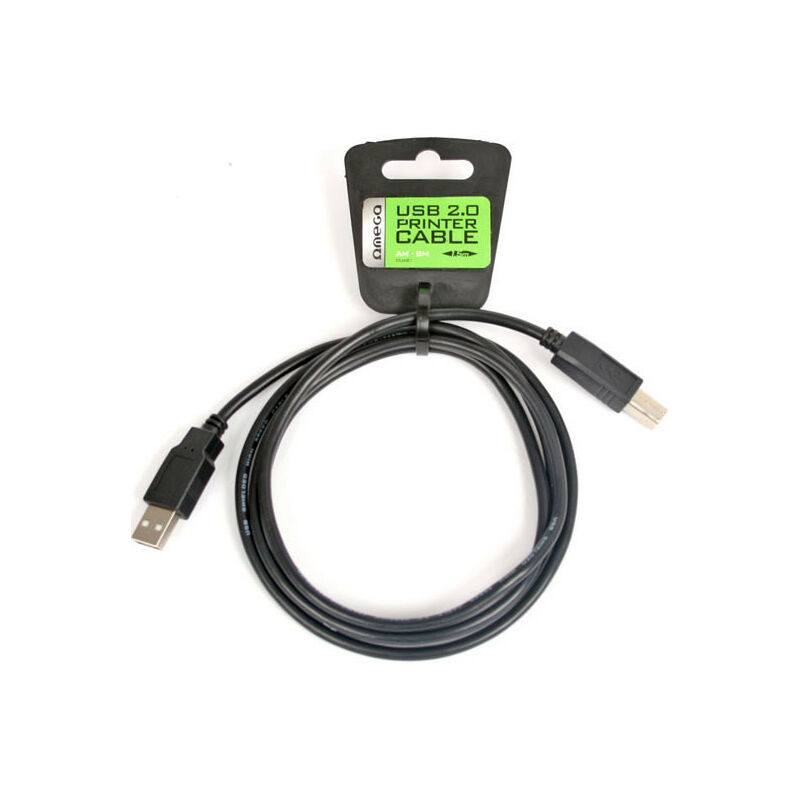 Omega Cable imprimante USB 2.0 AM - BM 1,5m en bulk (40063)
