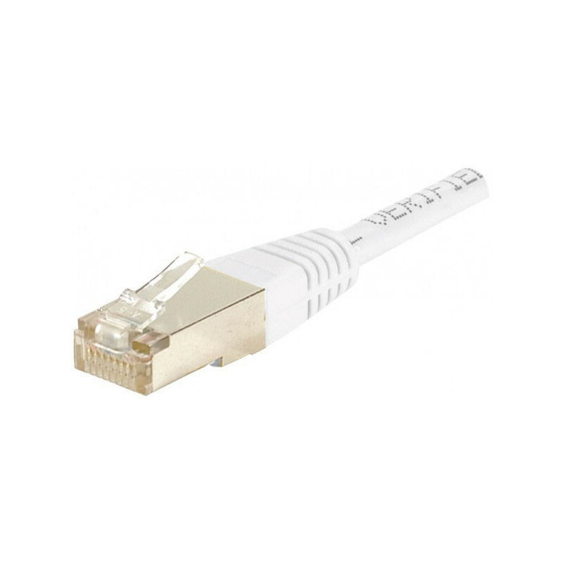 Cordon Ethernet RJ45 CAT5E 26AWG 3 m blanc