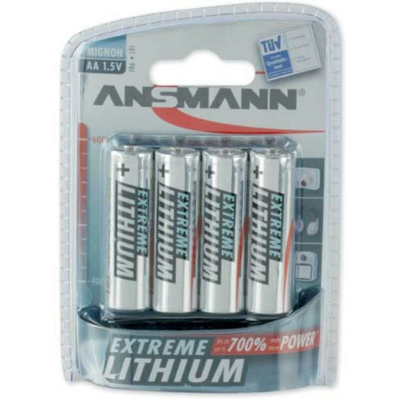 Boite de 10 piles AA Lithium Ansmann