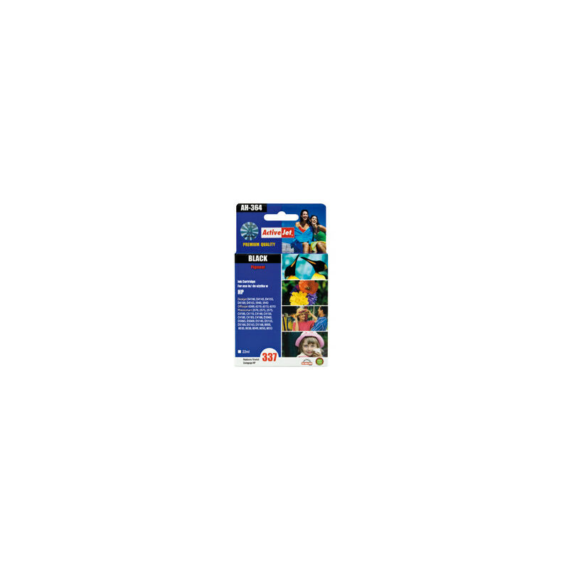 Activejet AH-364 - Encre à pigments - Noir - - HP DeskJet 5940 - 5940xi - 5943 - 6940 - 6980 - D4100 - D4145 - D4155 - D4160 - D4163 - HP OfficeJet... 1 pièce(s) - Impression à jet d'encre - Rendement