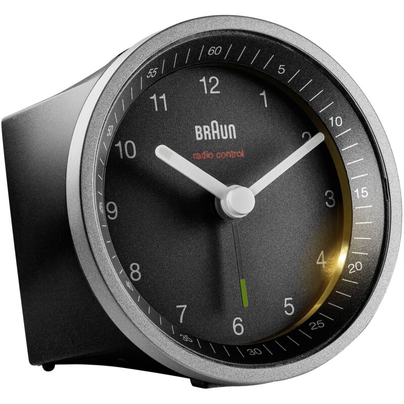 Braun BC06G-DCF - Horloge murale - Affichage de l'heure radio-piloté - Analogique - Grijs
