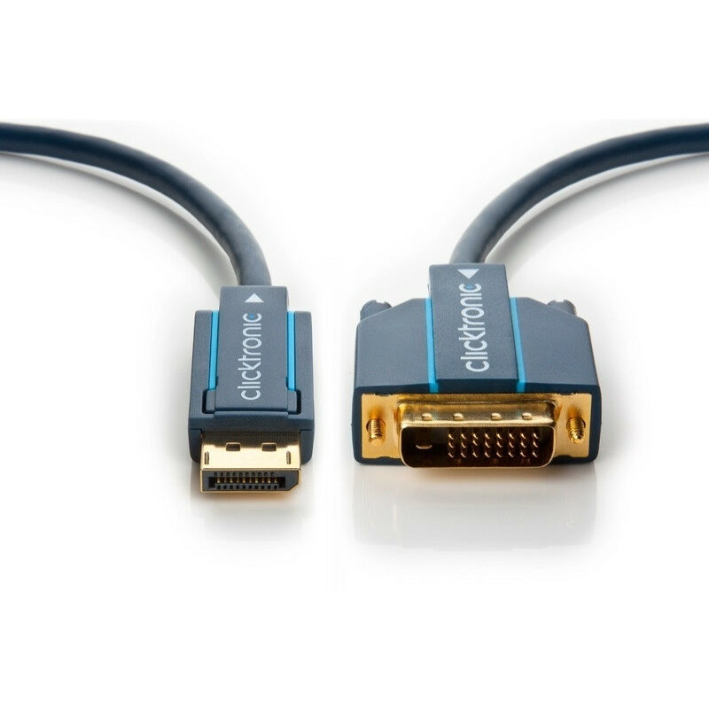 Clicktronic câble adaptateur actif DisplayPort / HDMI 2.0 - 1 m