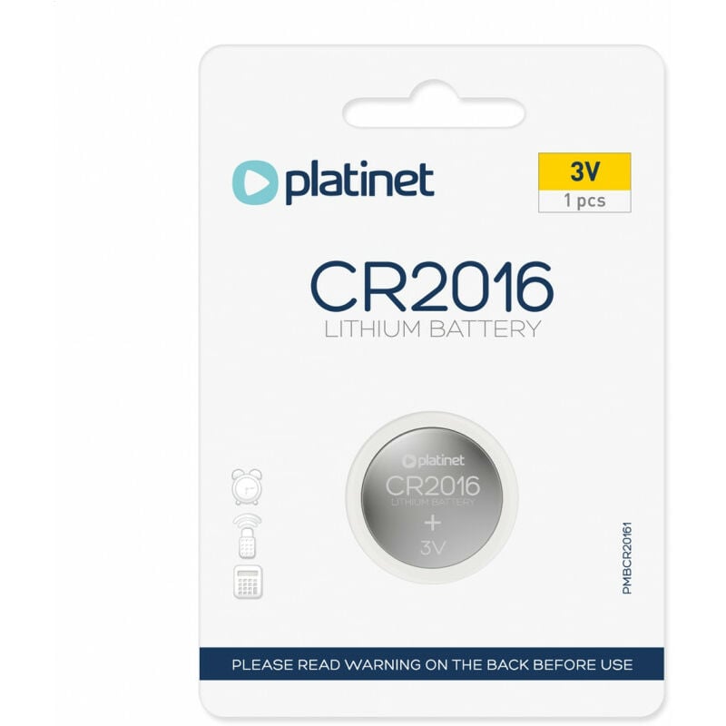 Blister 1 pile CR2016 3V Lithium