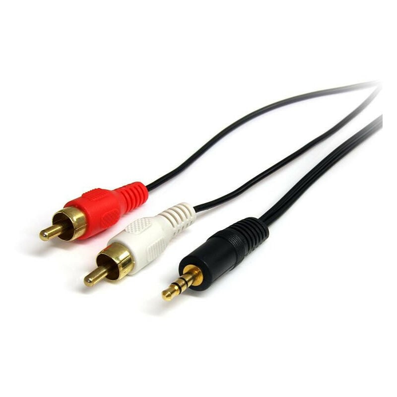 Cable optique mâle/mâle - adapteur jack - 2m - Sélection d'Experts