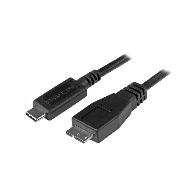 Bematik - Câble USB-C 3.1 mâle coudé vers USB-A 3.1 mâle coudé 50