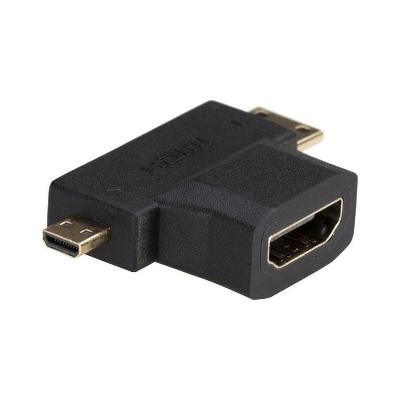 Adaptateur micro HDMI Femelle vers mini HDMI Mâle - Achat/Vente