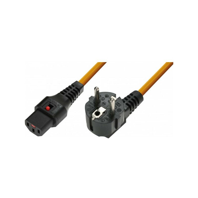 Câble d'alimentation pour PC avec verrouillage IEC - 3m