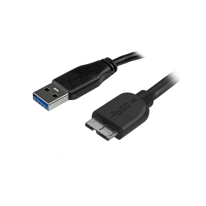 StarTech.com Câble SuperSpeed USB 3.0 slim A vers Micro B de 0,5 m