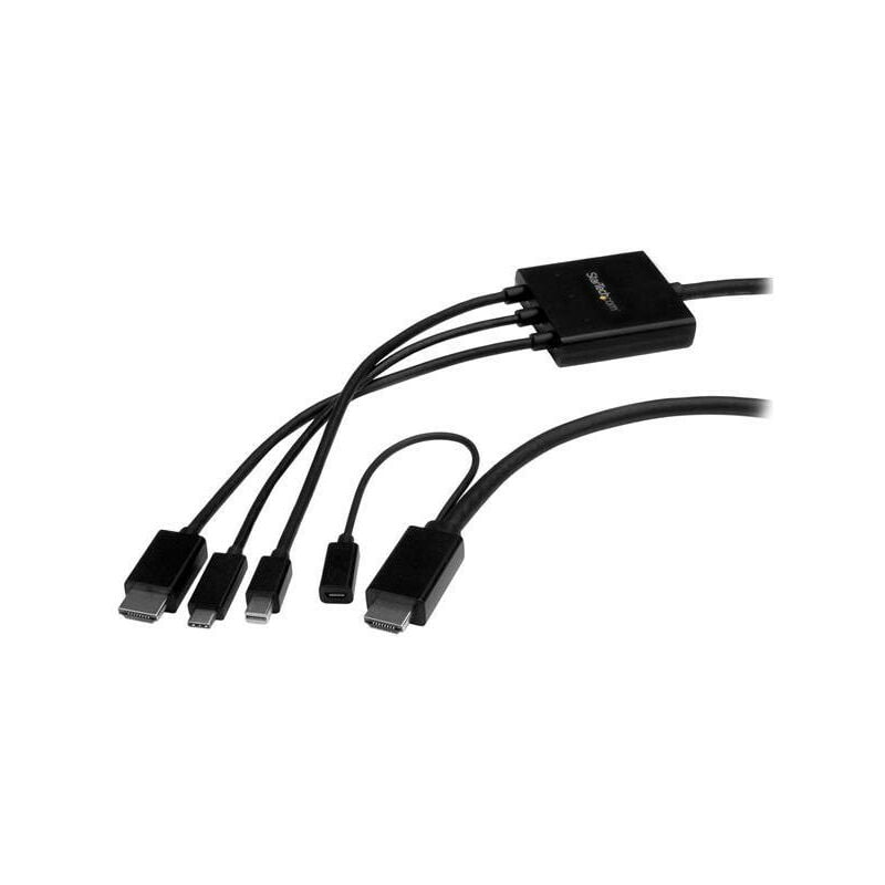 StarTech.com Câble adaptateur USB-C - HDMI ou Mini DisplayPort