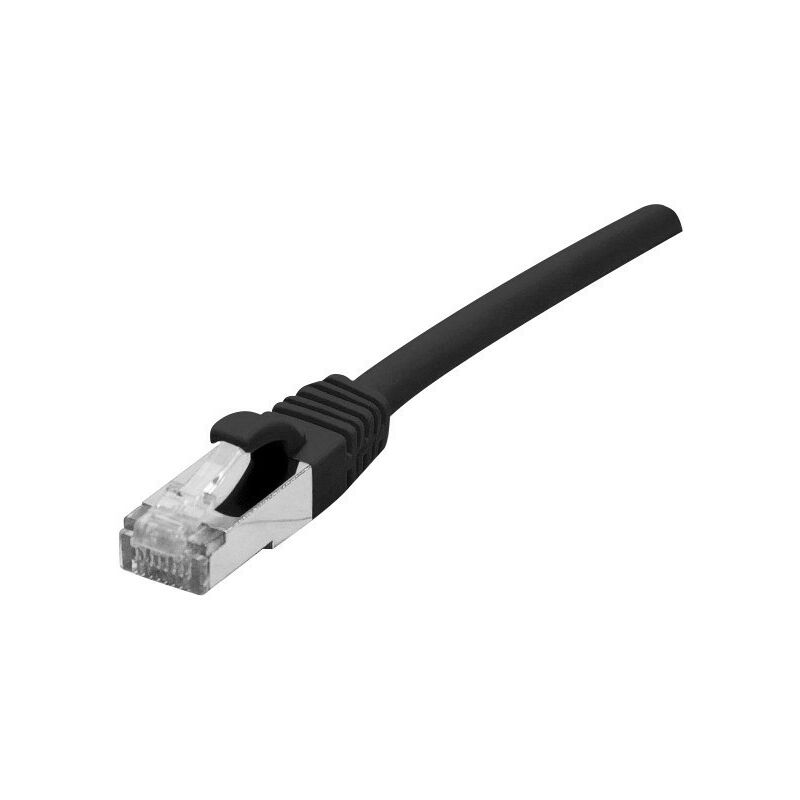 RJ45 Cat6A U/FTP - 0,5m Noir - Connectique réseau 