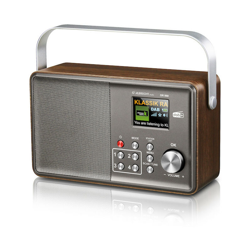 Albrecht DR 860 Senioren Digitalradio holz/silber (27860)