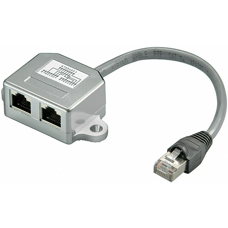 Acheter Adaptateur Ethernet noir, séparateur d'extension de câble