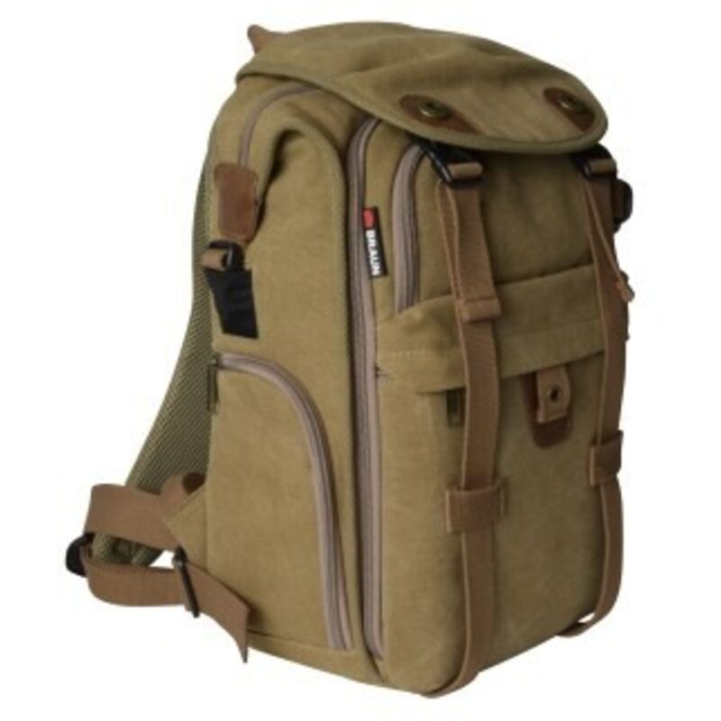 BRAUN Photo Technik EIGER BACKPACK Camera Backpack, brown (84010)
