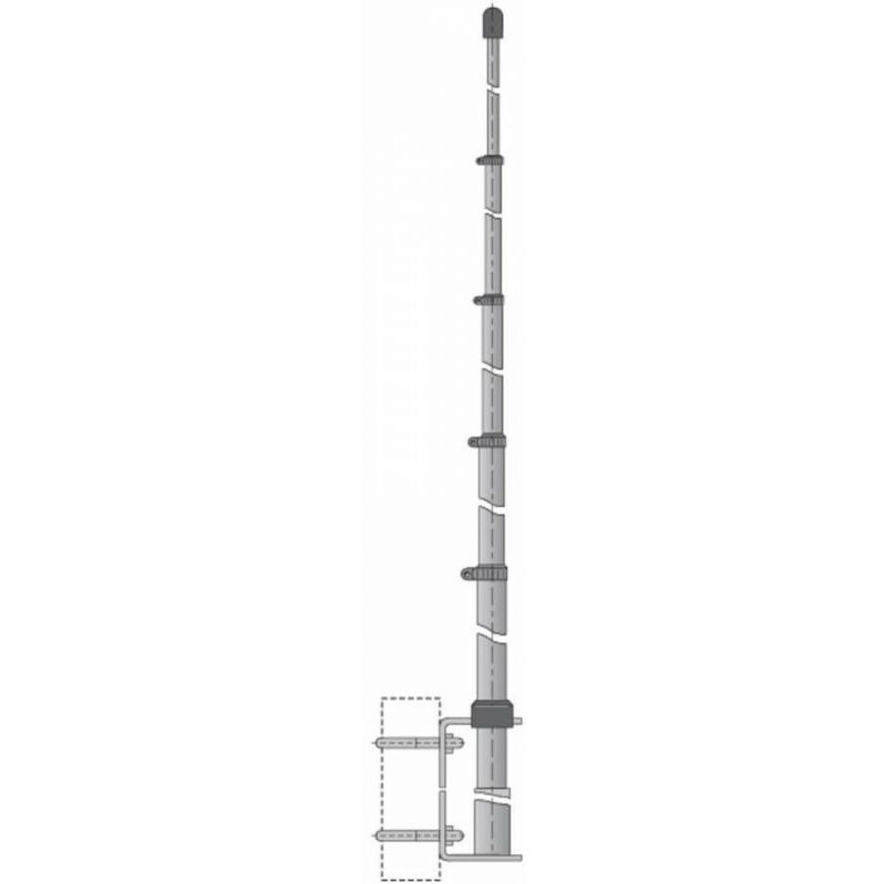 Alan Electronics Albrecht Antenne CB puissance 550 cm 1000 W (6348)
