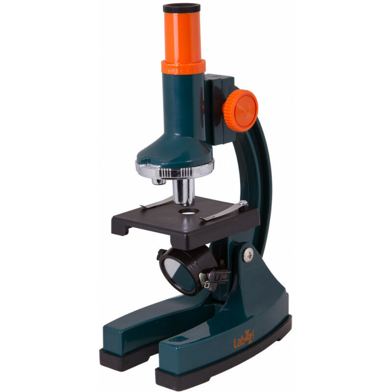 Microscope de Poche Carson Optical M1 Avec Éclairage - Orange, Bleu