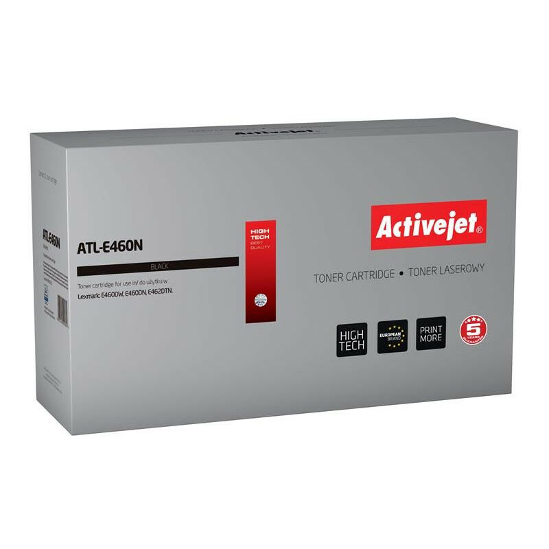 Activejet Toner ATL-E460N replacement Lexmark E460X21E Supreme 15000 pages - Compatible - Toner Cartridge