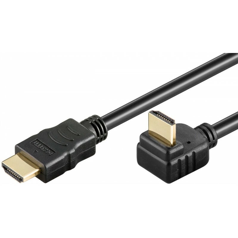 Nedis Câble HDMI plat haute vitesse avec Ethernet Noir (10 mètres