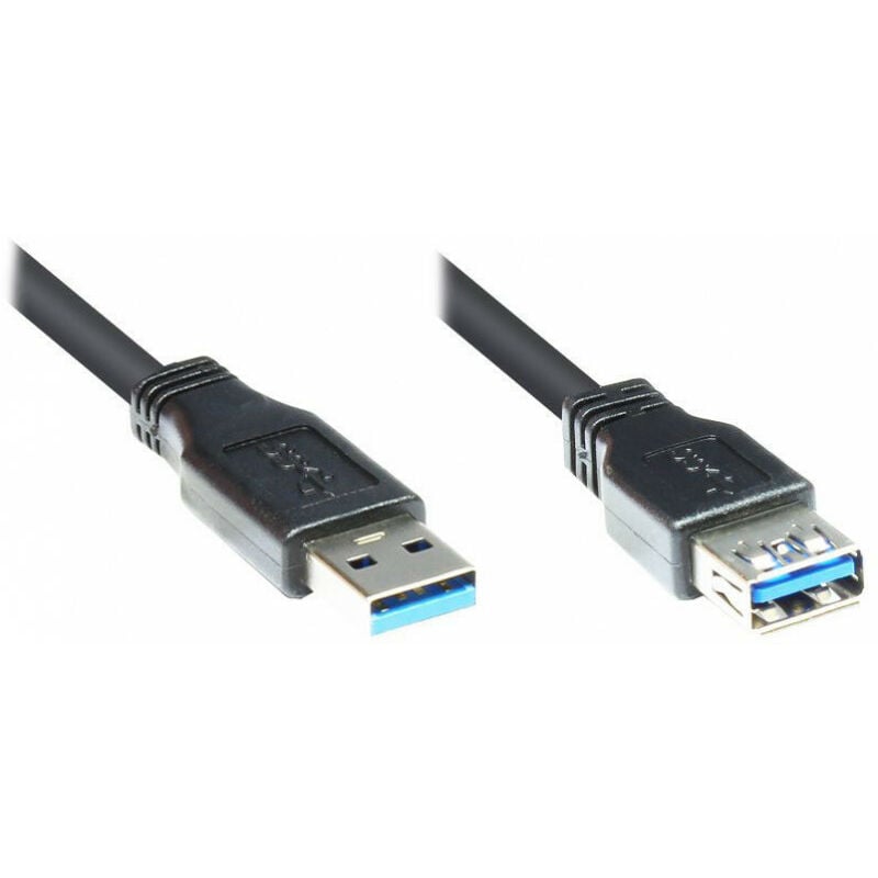 Haut Vis Verrouillage Usb-C Plug À Prise USB 3.2 Génération 2 Câble, 0.5M  Noir
