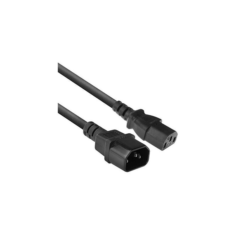 Microconnect 3m C13/C14 - Câble (3 m, connecteur mâle/connecteur femelle,  coupleur C13, coupleur C14, 230