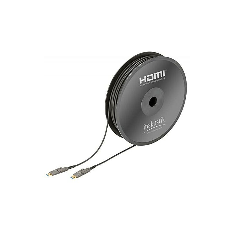 Inakustik Cable HDMI 2.1 Fibre Optique 8K Cable HDMI sur fibre optique 1m