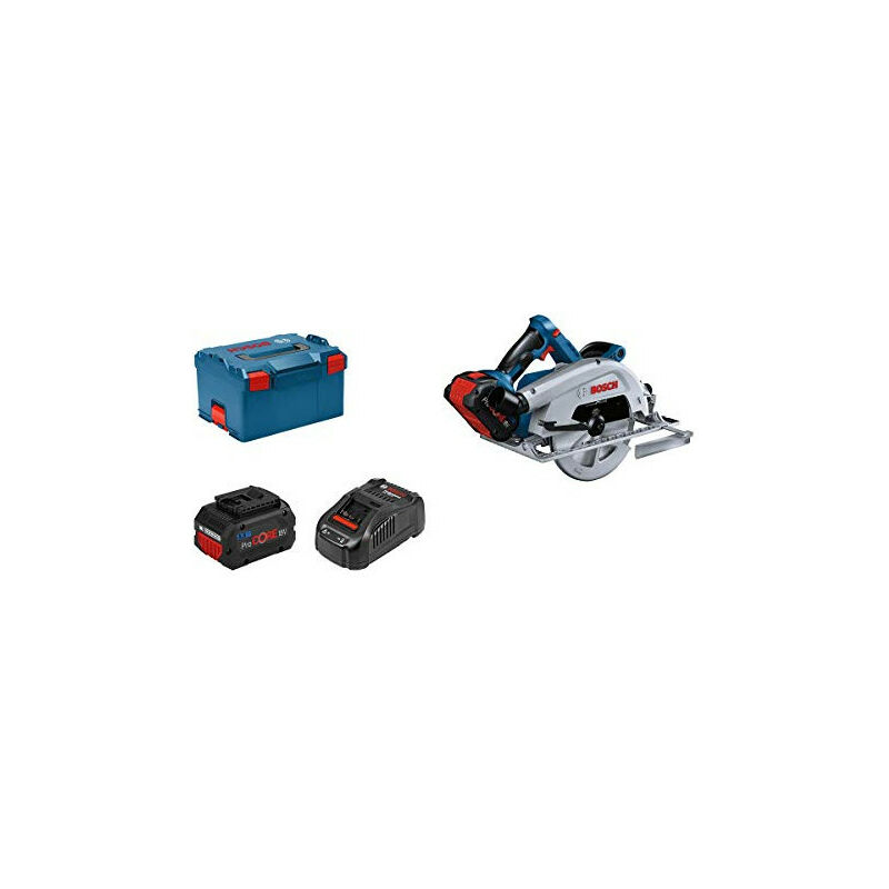 BOSCH Professional Bosch Professional Scie Circulaire Sans Fil BITURBO GKS 18V 68 C Avec 2