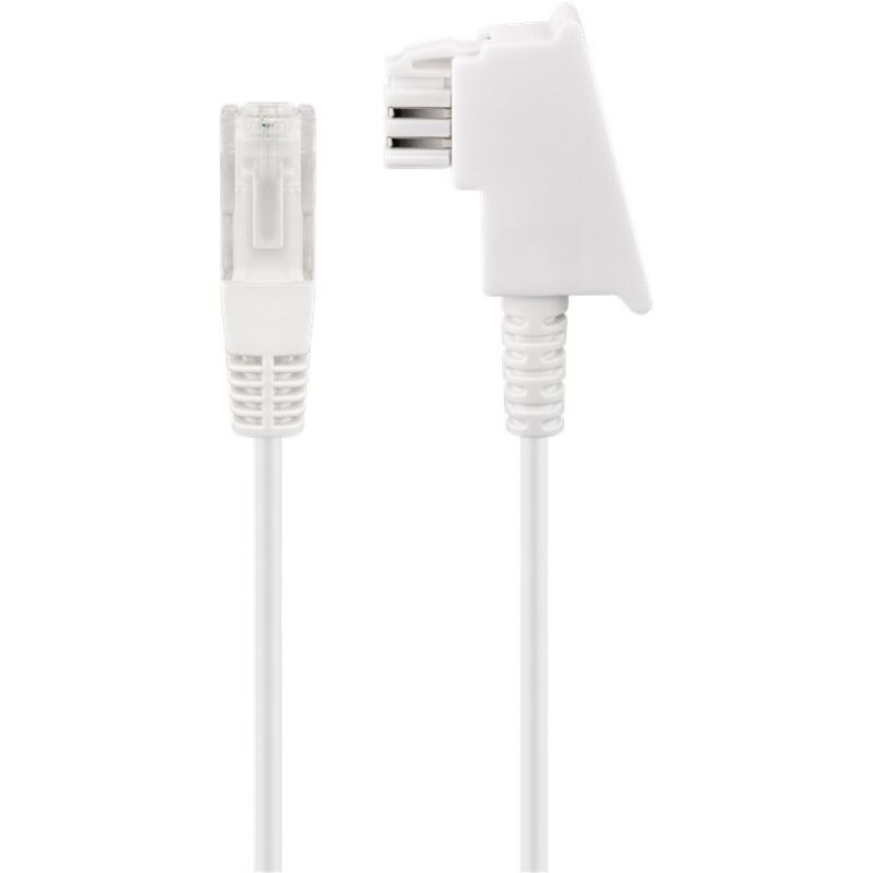 Câble TAE-F 6 Mètres Pour Répartiteur DSL - Mâle TAE-F Vers Western 6P2C - InLine