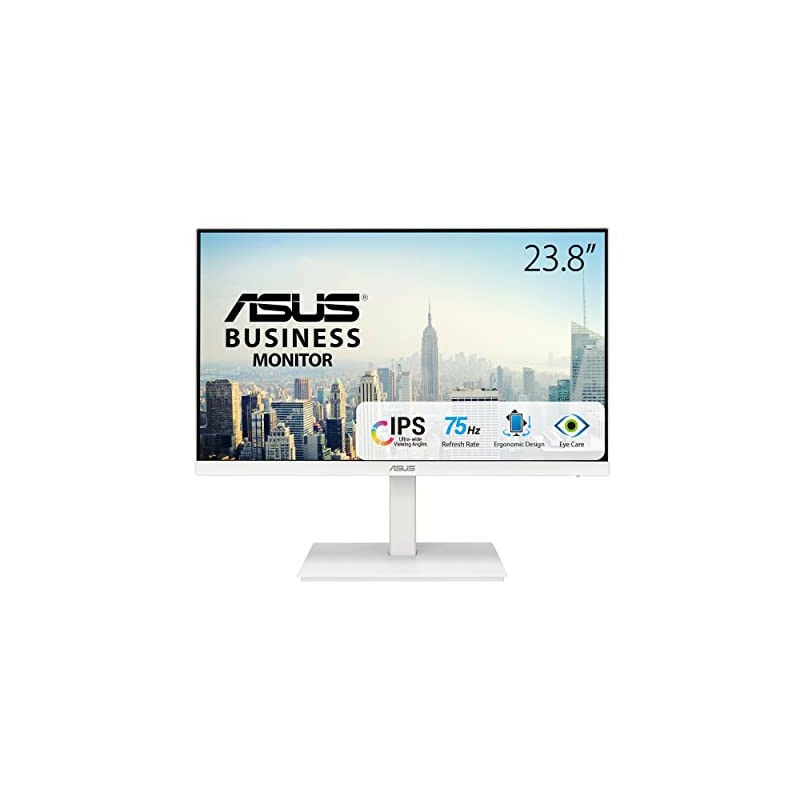 ASUS VA24EQSB-W - Ecran PC 23,8 FHD Blanc - Dalle IPS - 16:9-75Hz