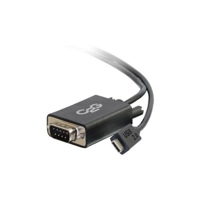 Cables To Go USB 2.0 C to DB9 Serial RS232 Adapter Cable Black Kabel