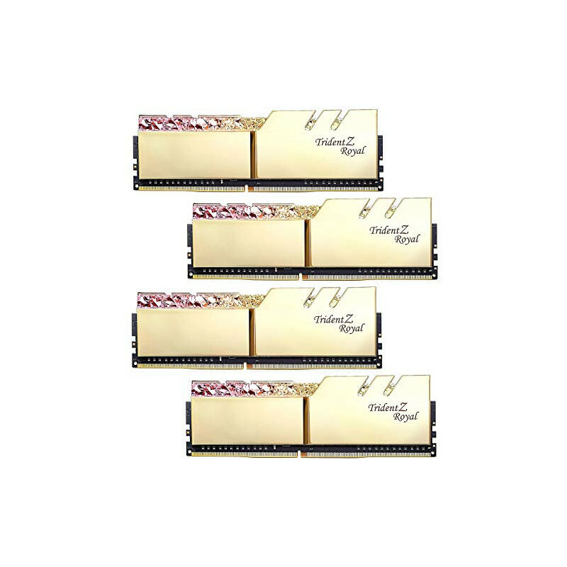 G.Skill Trident Z Royal 128 Go (4 x 32 Go) DDR4 3200 MHz CL16 - Or
