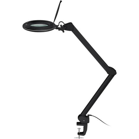 Lampe-loupe de bureau 2,25X - 45 LED - Intensité réglable