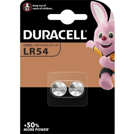 DURACELL Piles LR54 Small Blister 2 PC (052550)