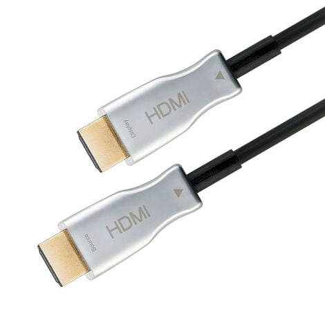 goobay Câble Optique Hybride HDMI™ Haute Vitesse avec Ethernet (AOC) -  Câble haute vitesse, 4K @ 60