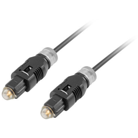Câble Toslink Lanberg Optique Audio numérique 3M Noir (CA-TOSL-10CC-0030-BK)