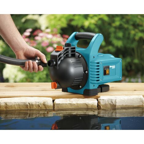 Pompe De Surface Gardena Classic 3000/4 - Débit 3100 L/h, Tuyau 7m, Pour Arrosage Et Pulvérisateurs