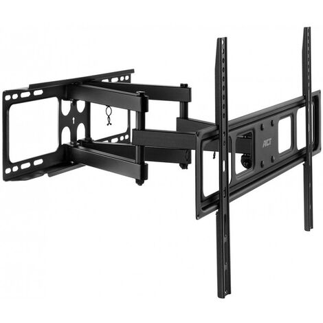 Plateau Pivotant Et Coulissant Pour TV - Support 70kg - Rotation 360° - Sortie 230mm - Pour Tablette Bois