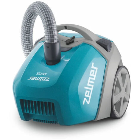 Zelmer Antek ZVC3501T, Aspirateur traîneau avec Sac, Plastique et Acier Inoxydable, Turquoise