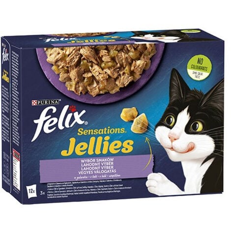 felix Purina Felix Sensations Nourriture pour Chat Dinde Agneau 12 x 85 g 7613039757062