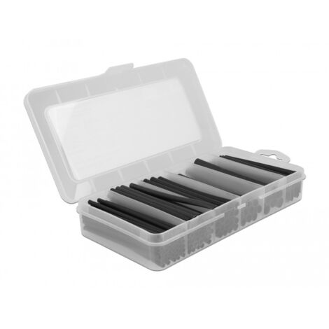 DeLOCK Delock Boîte d'assortiment de Gaines thermorétractables à Double paroi avec Colle intérieure (20734)