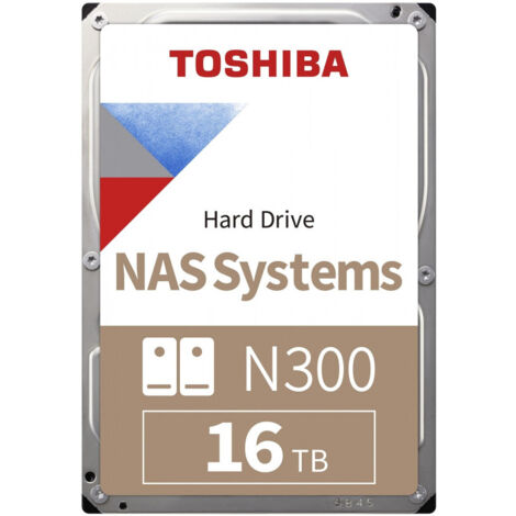 Hard Disk Toshiba N300 NAS Da 6TB - Unità Archivazione SATA Per Server E Backup