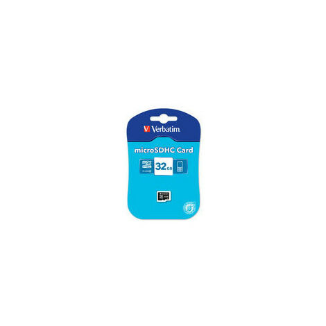 Verbatim Carte mémoire flash - 32 Go - microSDHC (44008)