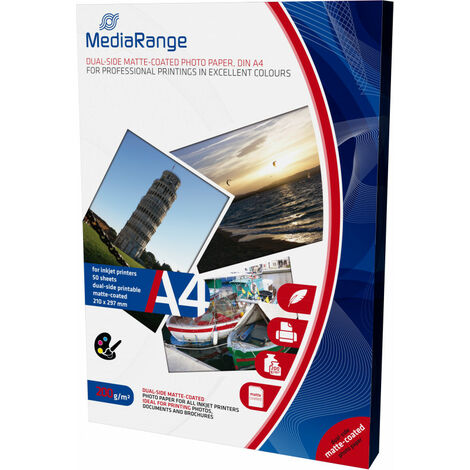 Papier HP A4 200g/m² Mat Double Face Laser - 100 Feuilles (Q6550A)