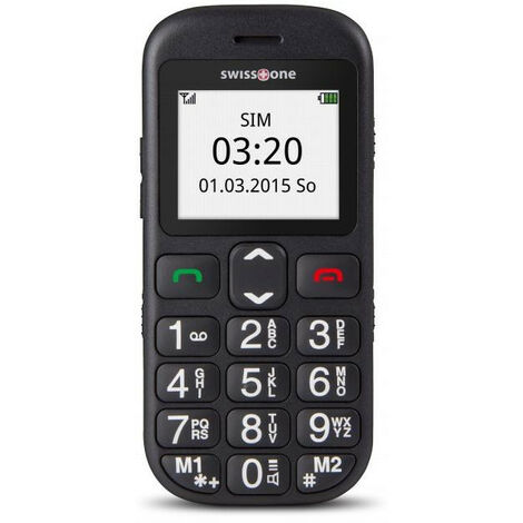 Swisstone Swisstone m 3c Barre Sim Unique 4 5 Cm 1 77 Bluetooth 600 Mah Noir