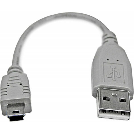 Câble USB RS PRO, Mini USB B vers USB A, Blanc, 3m ( Prix pour 1 )