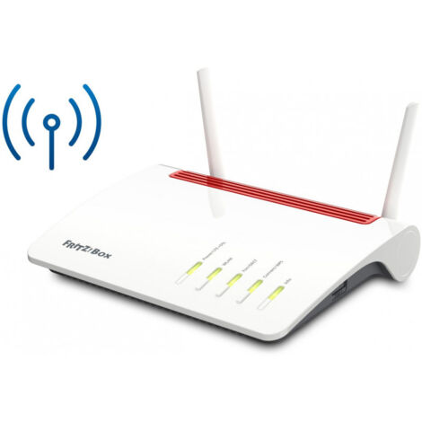 AVM FRITZBox 6890 LTE International - Bi-bande (2,4 GHz / 5 GHz) - Wi-Fi 5 (802.11ac) - 1733 Mbit/s - 802.11a,Wi-Fi 5 (802.11ac),802.11b,802.11g,Wi-Fi 4 (802.11n) - 1733 Mbit/s - 800 Mbit/s (20002818)